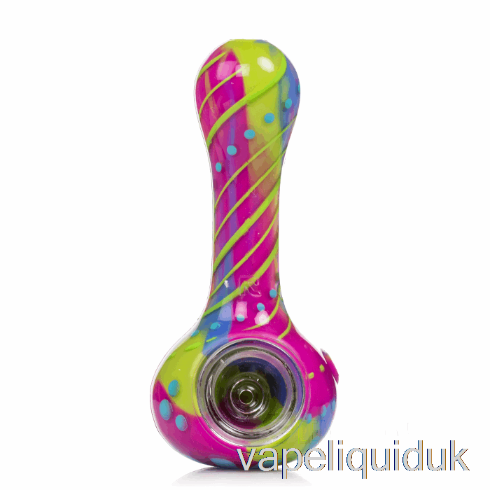 Eyce ORAFLEX Floral Silicone Spoon Cotton Candy (Blue / Green / Purple) Vape Liquid